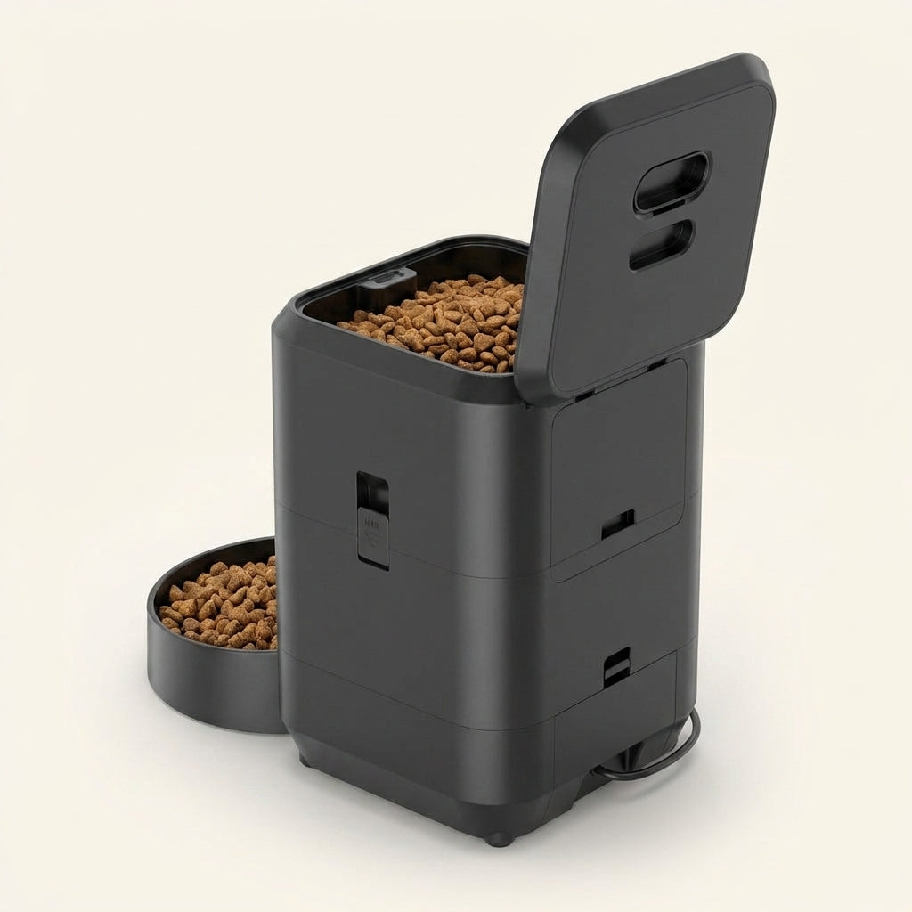 Distributeur Automatique de Croquettes — Minuterie & Portions