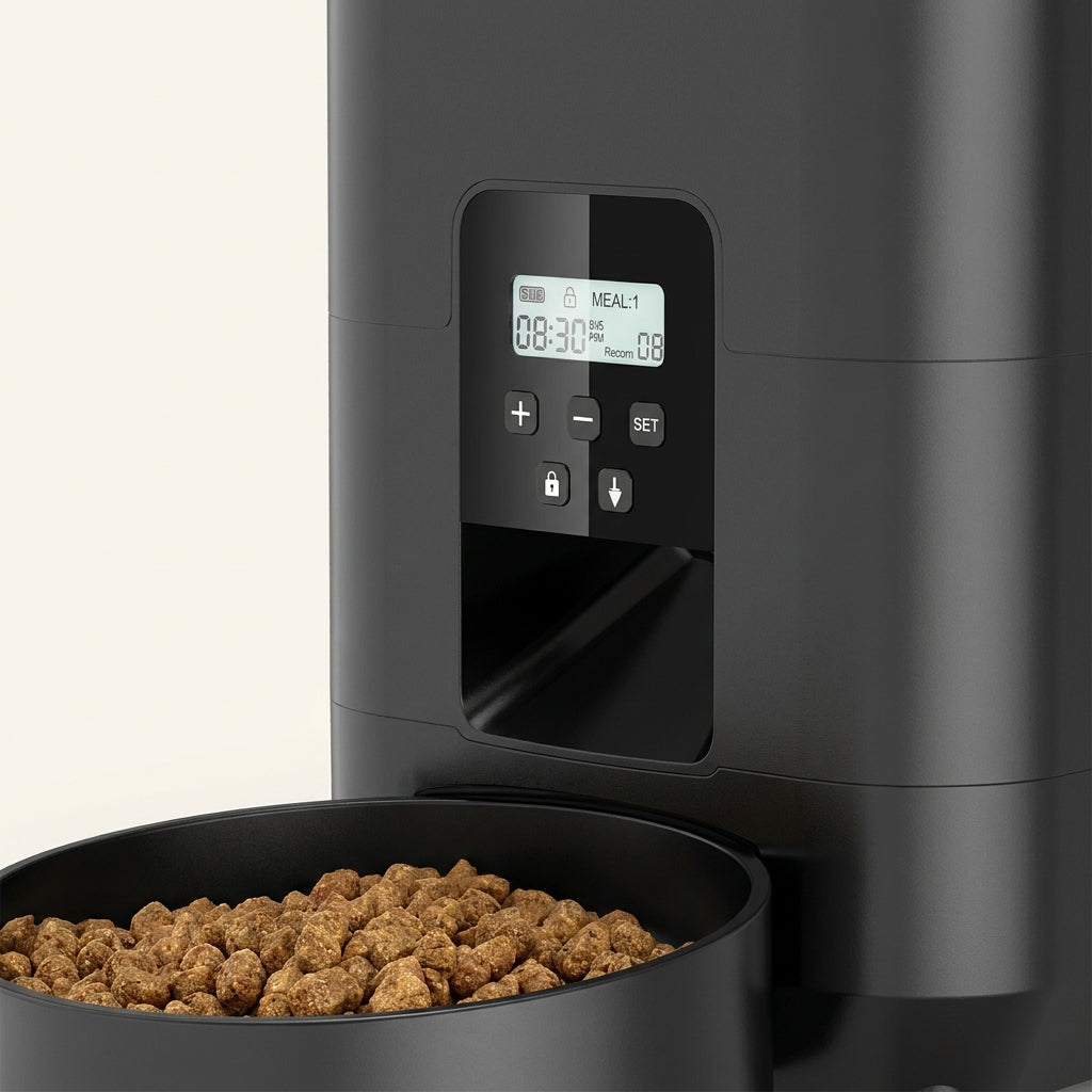 Distributeur Automatique de Croquettes — Minuterie & Portions