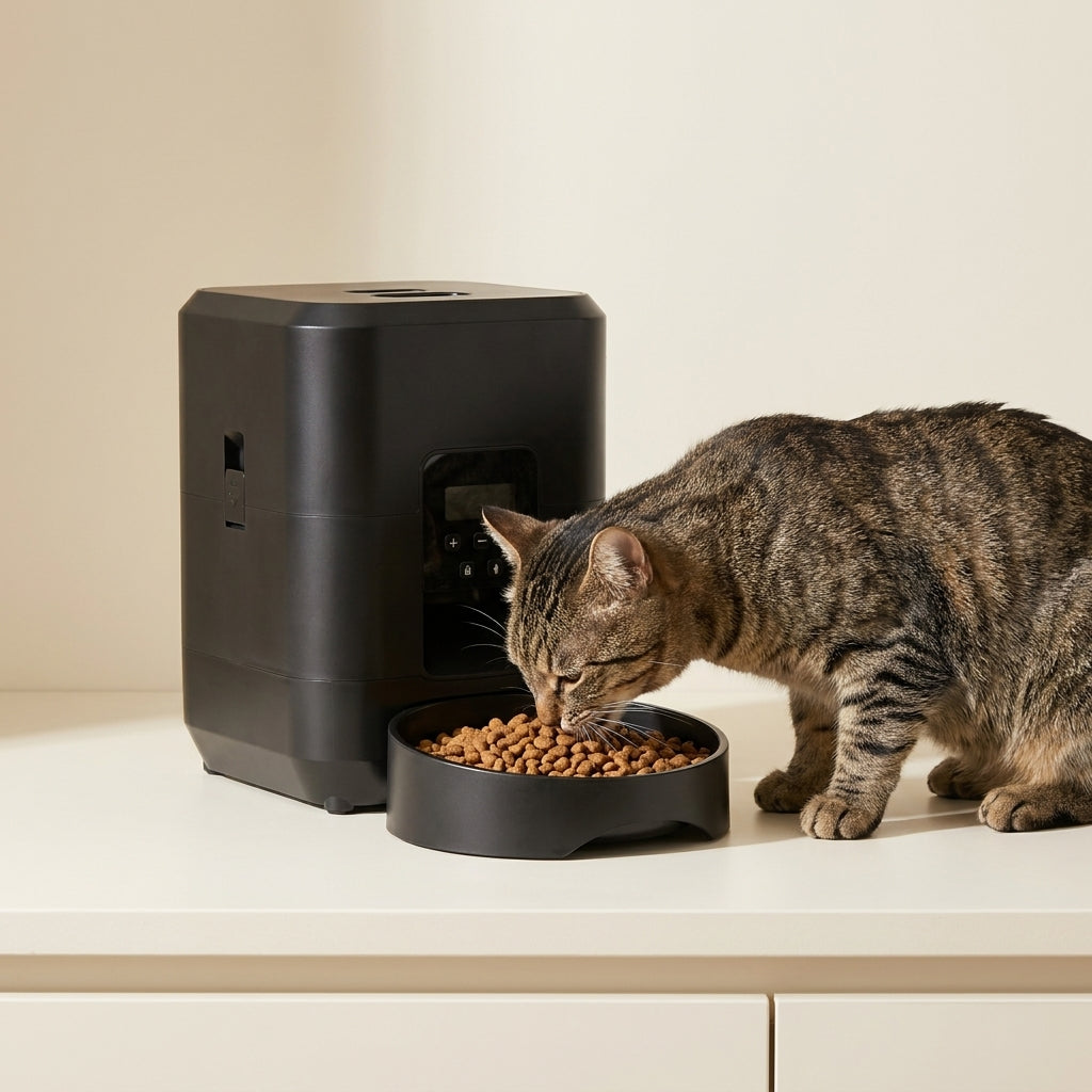 Distributeur Automatique de Croquettes — Minuterie & Portions